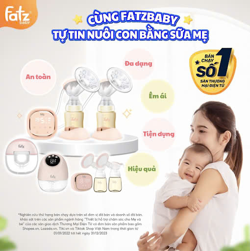 MÁY HÚT SỮA FATZBABY SỐ 1 SÀN TMĐT: LỰA CHỌN HOÀN HẢO CHO MẸ BỈM