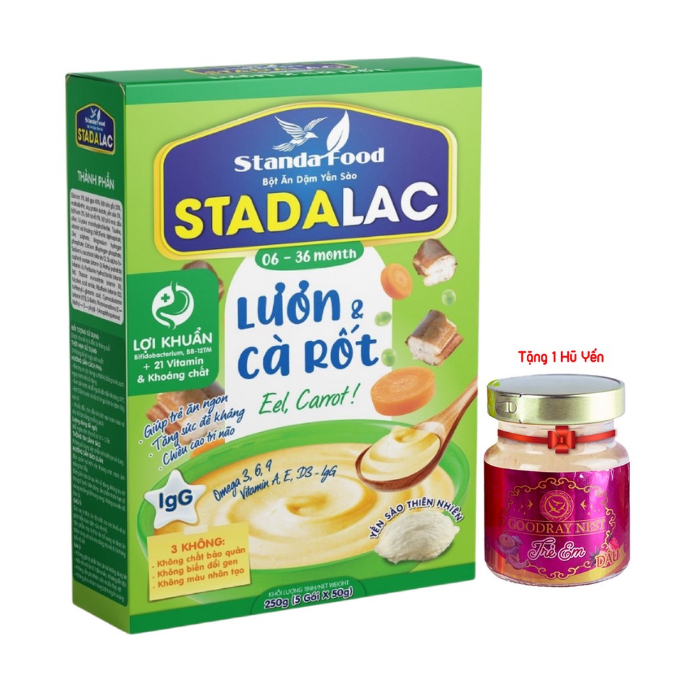 Bột Stadalac vị lươn cà rốt