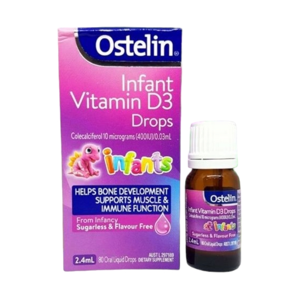 Vitamil D3 Ostelin Úc cho bé 2,4ml (0-12 tuổi)