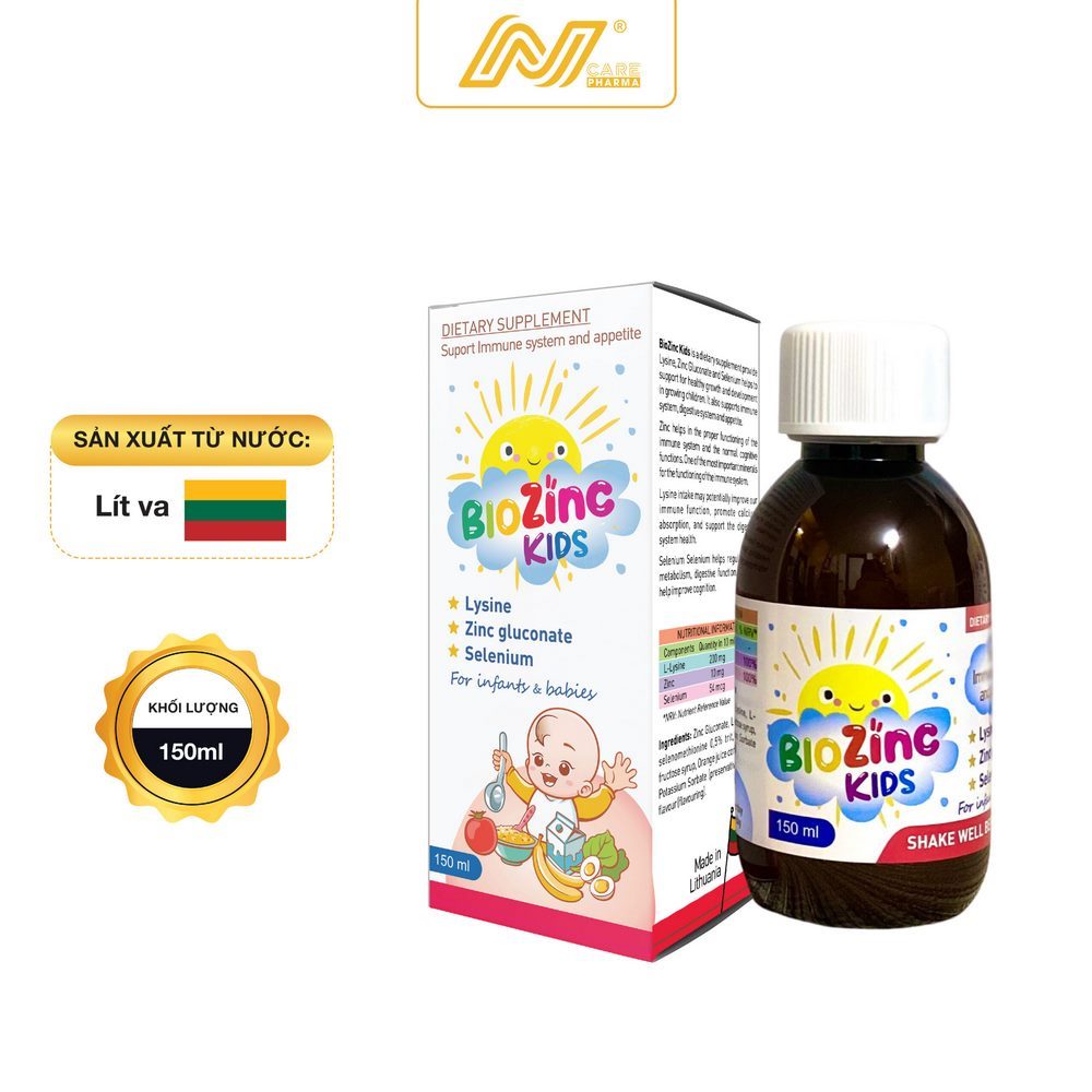 Kẽm ăn ngon BioZinC Kids 150ml Ancare