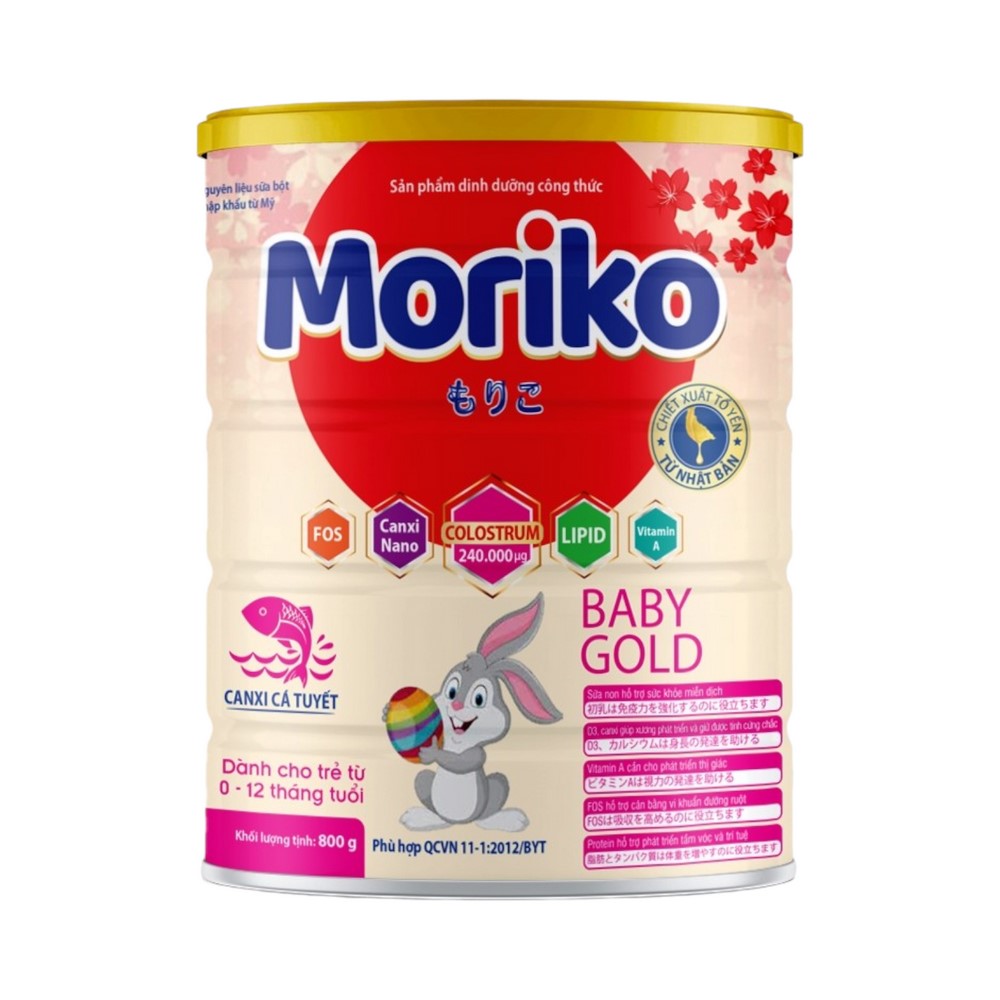 Sữa Moriko Baby Gold 800g