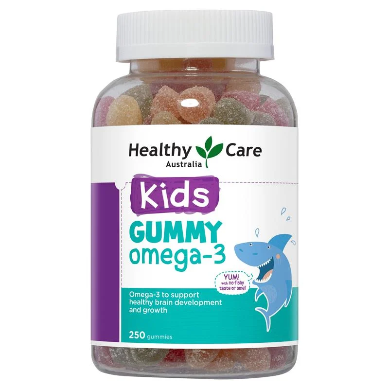 Kẹo dẻo Gummy Omega 3 Úc Healthy Care - 250 viên